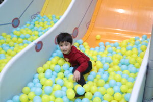 Tingaland redesign — home 18 Ball-pit smiles