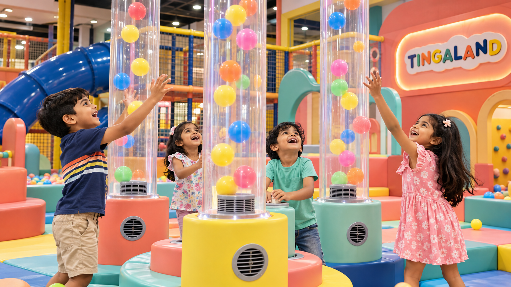Branded tingaland ball blower activity