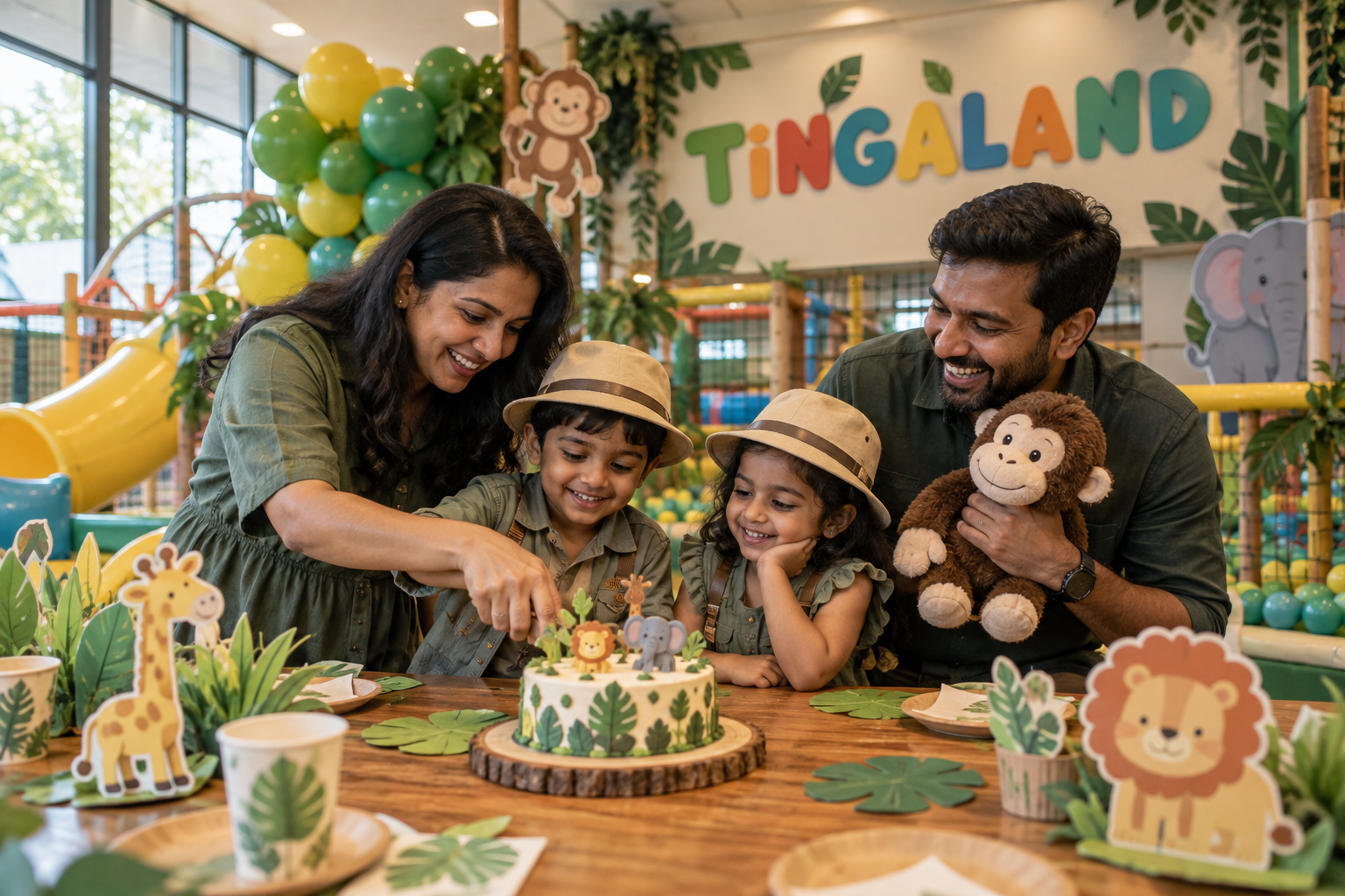 Birthday themes 8 Jungle jam family birthday celebration