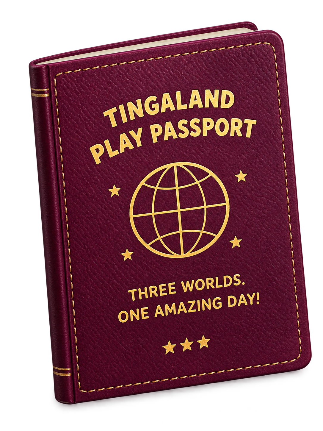 Tingaland redesign — home 6 Tingaland play passport — three worlds, one amazing day